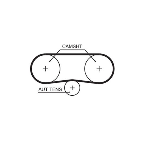 Gates timing belt cambelt - gates,