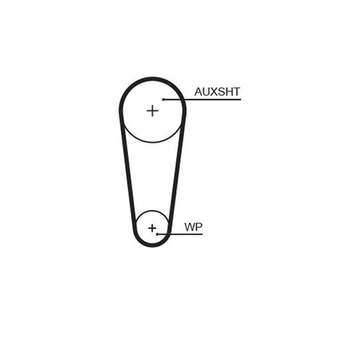 Gates timing belt - timing, 87